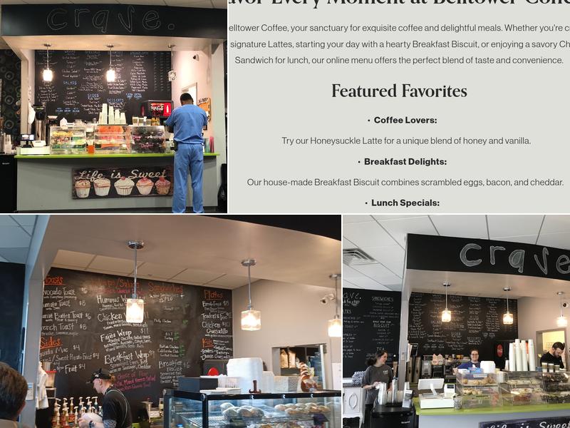 Belltower Coffee in Arlington Menu