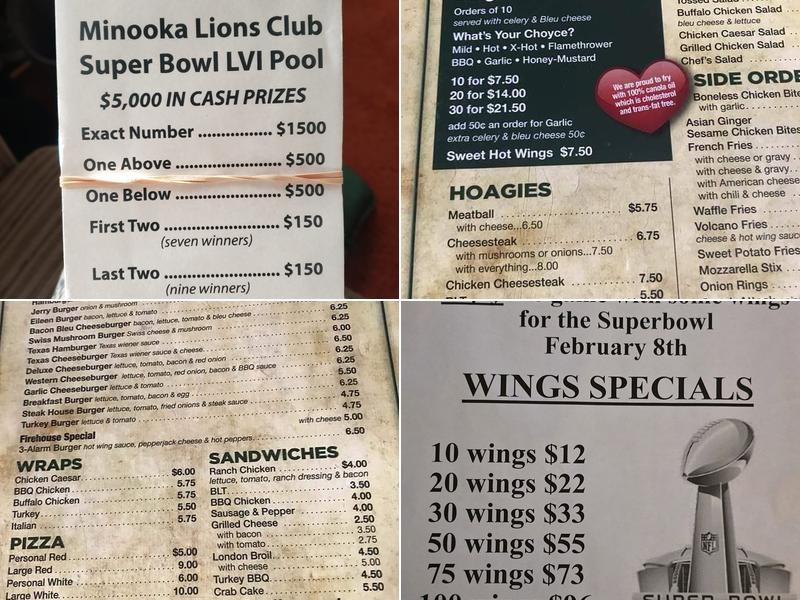 Joyce's Cafe Menu