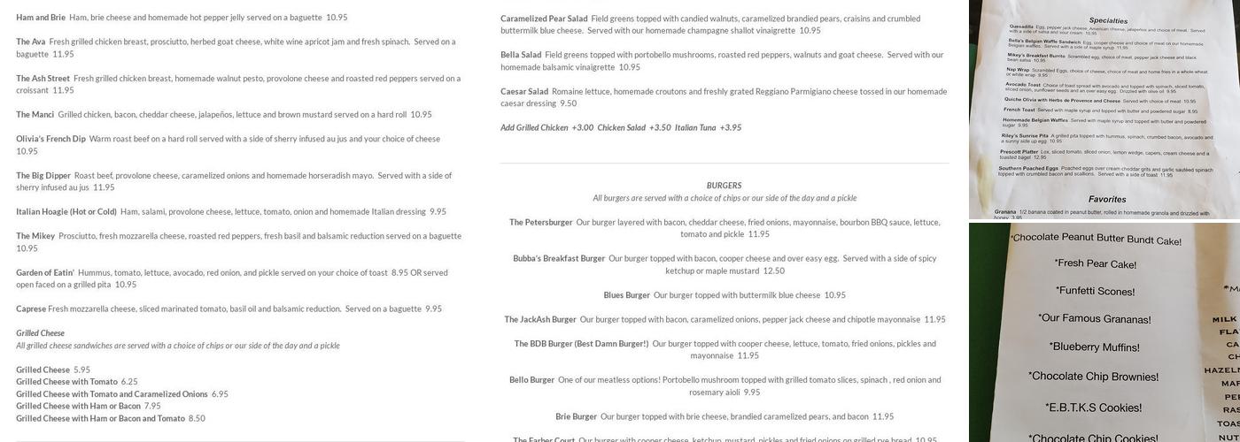 Mansour's Market Menu