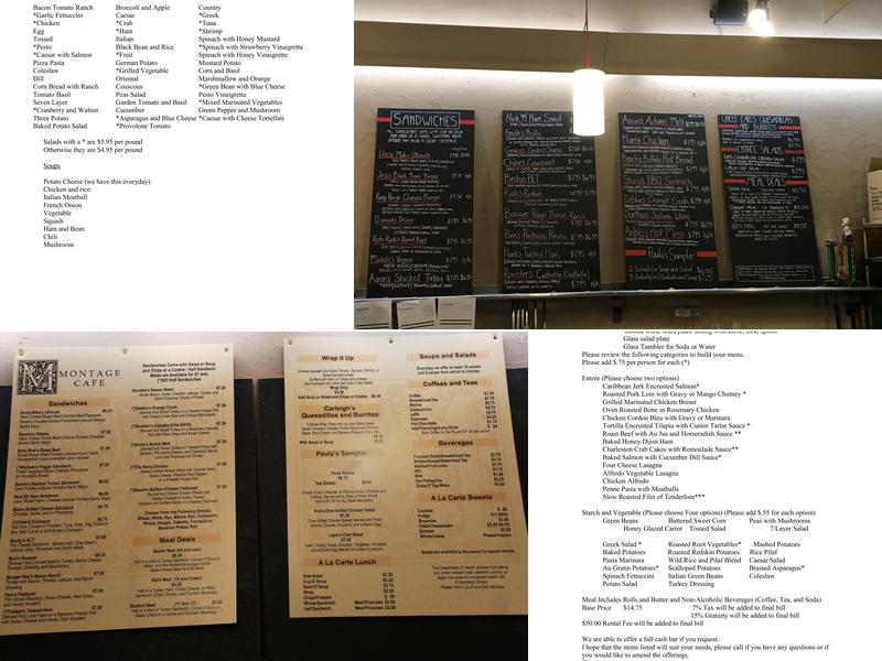 Montage Menu