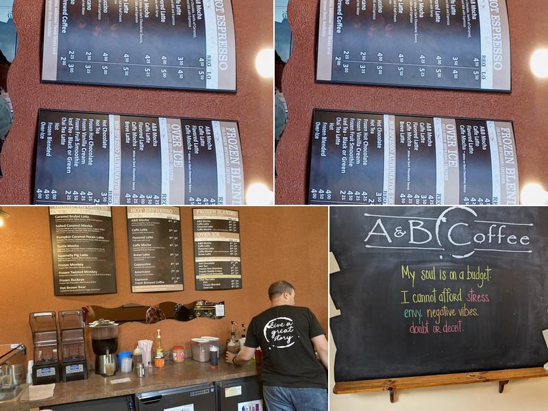 A&B Coffee Menu