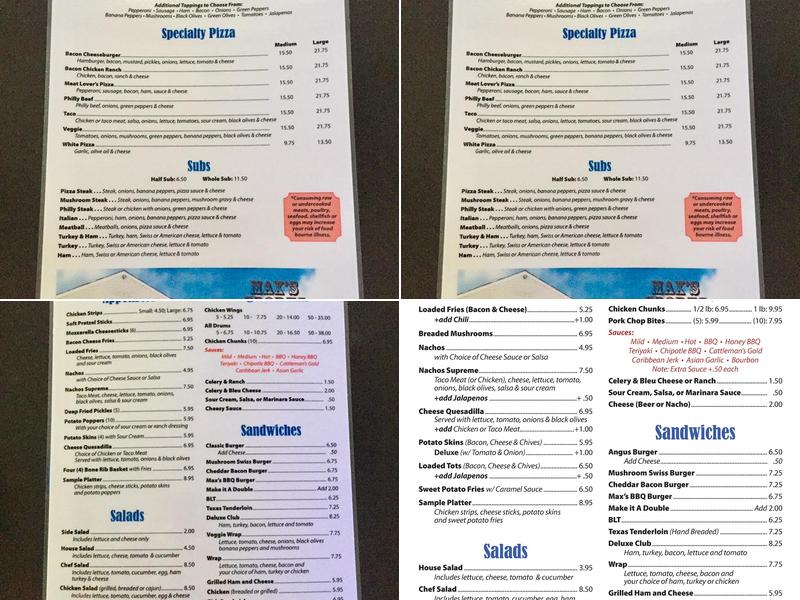 Trisha's Cafe & Catering Menu