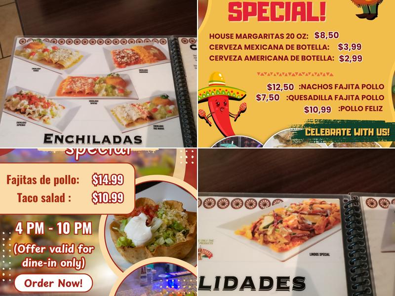 Las Marias Menu