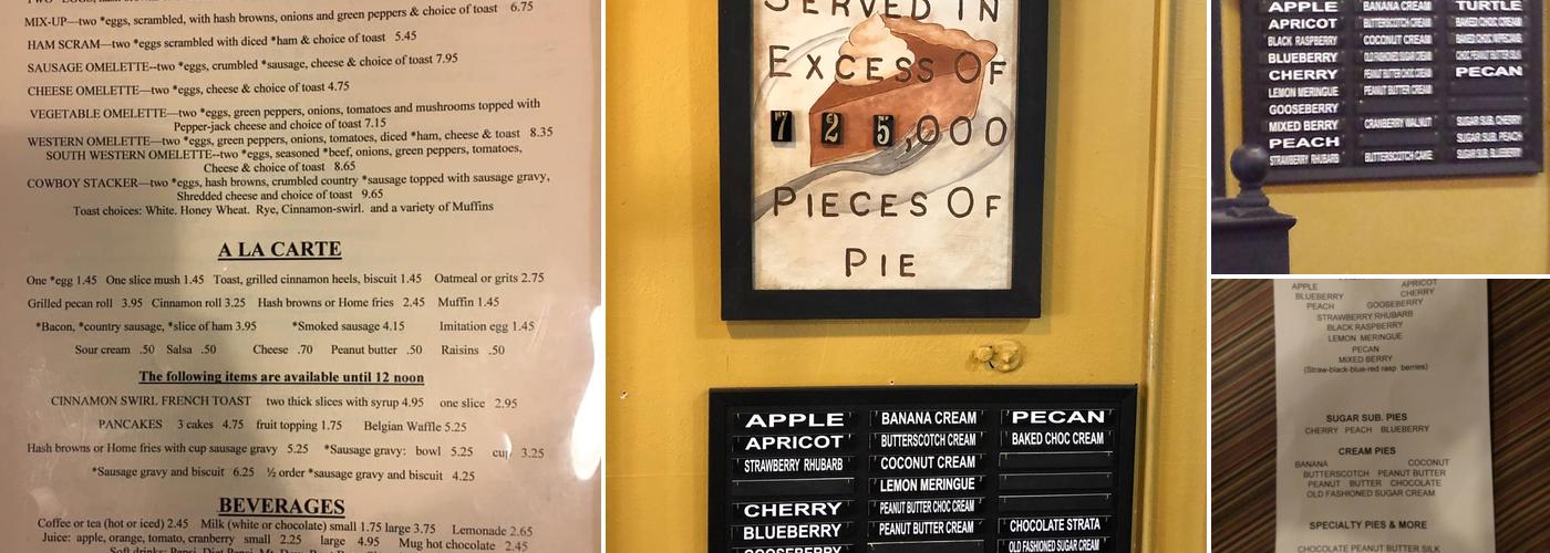 Pearson House Restaurant Menu