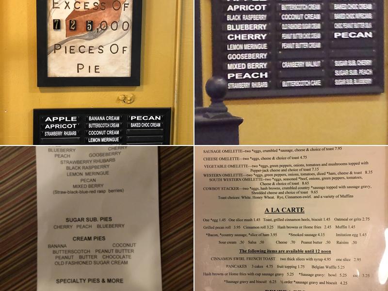 Pearson House Restaurant Menu