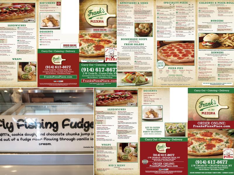 Frank's Pizzeria Menu