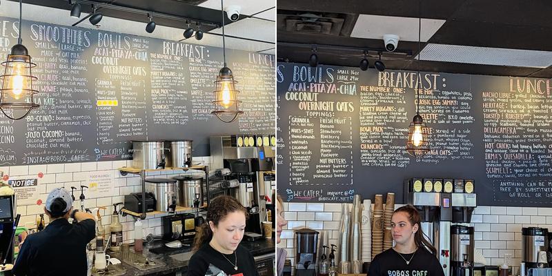 Bobo's Cafe Menu