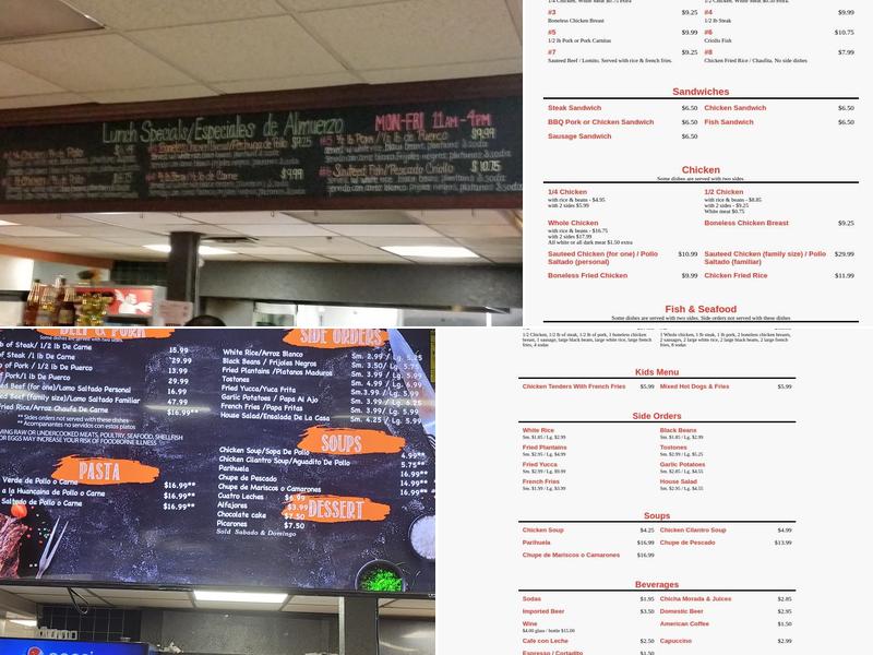 La Brasa Plantation Menu