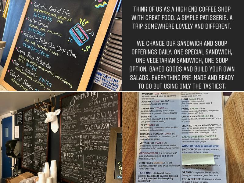 Katonah Reading Room Menu