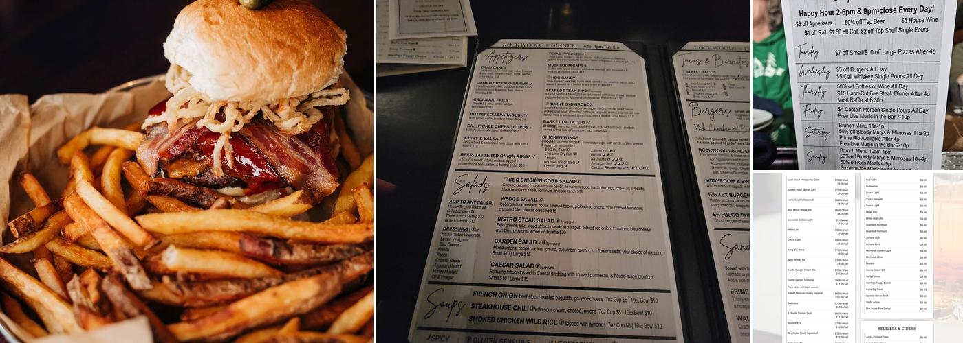 Rockwoods Menu
