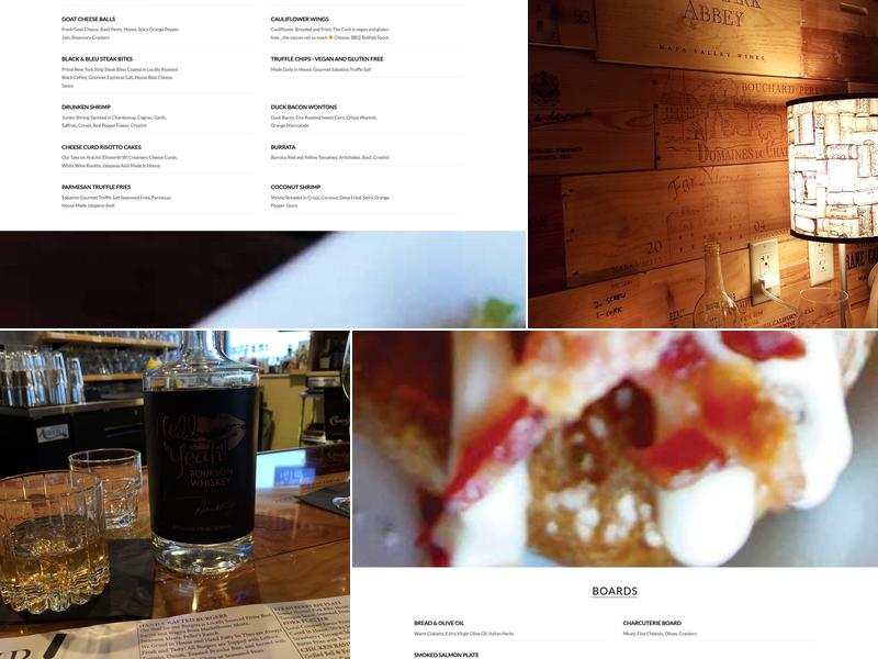 Pour Wine Bar and Bistro Menu