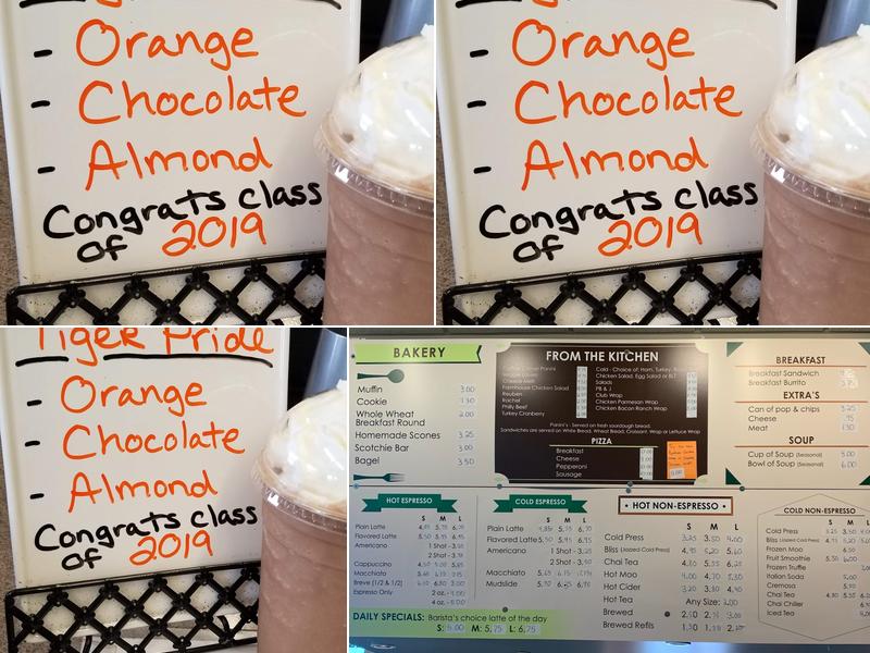 Coffee Corner Menu