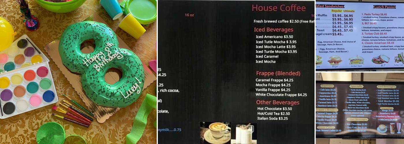 Moon Donuts & Cafe Menu