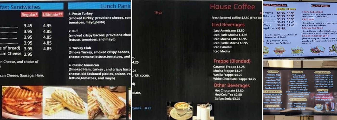 Moon Donuts & Cafe Menu