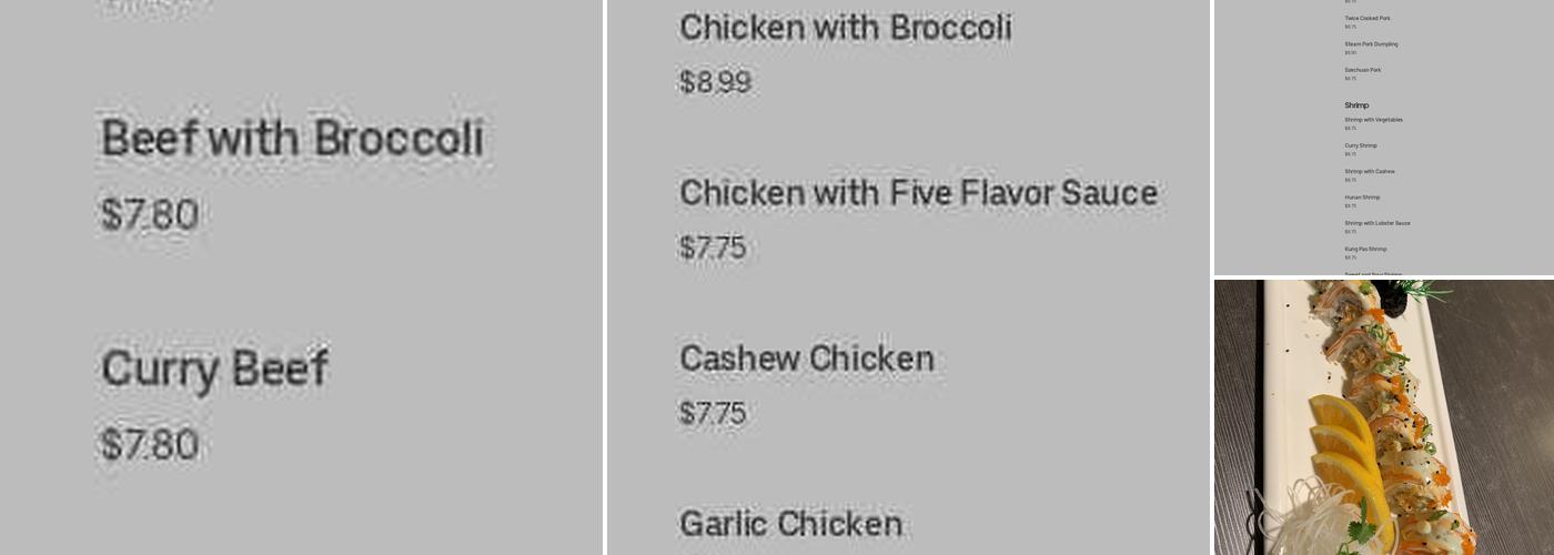 King Buffet Menu