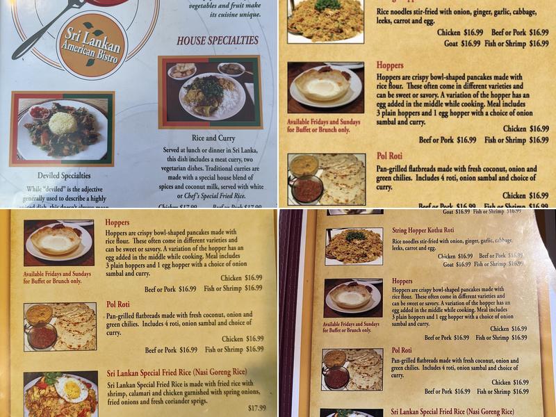 Red Pepper Diner Menu