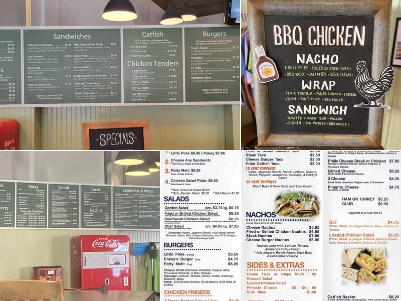 Pokey's 8th Street Grill Menu