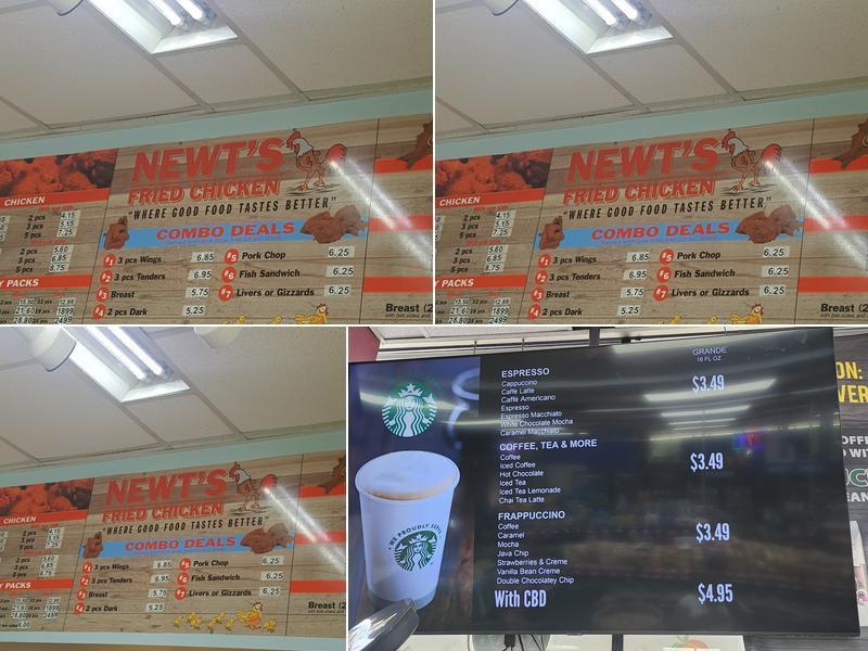 Newt's Fried Chicken Menu