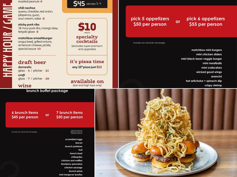 matchbox Menu