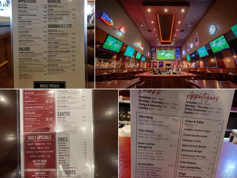 Maynard's Restaurant Menu