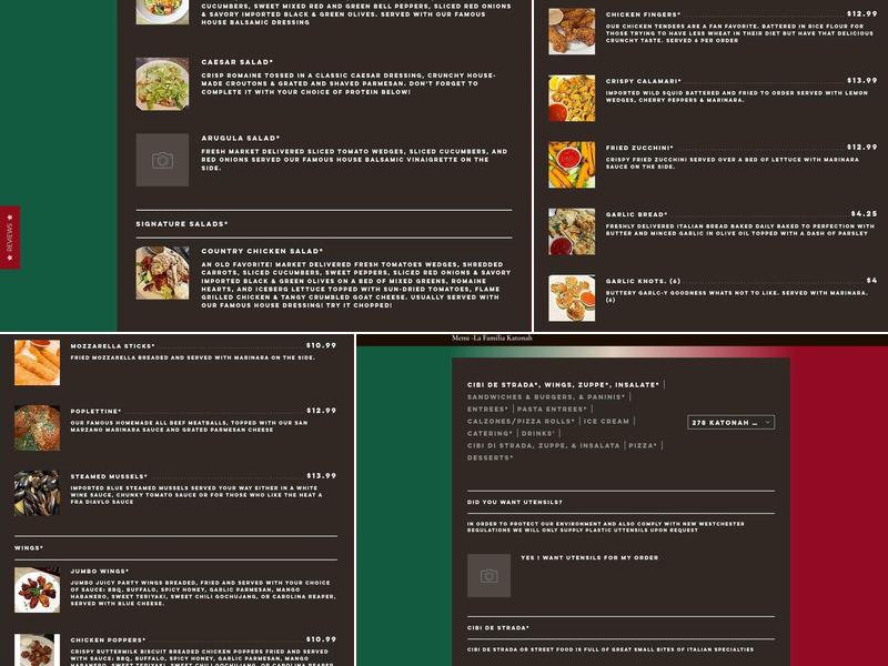 La Familia Katonah | Pizza | Katonah NY Menu