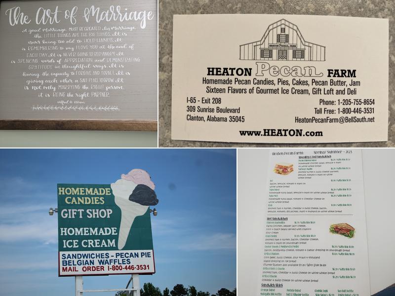 Heaton Pecan Farm Menu