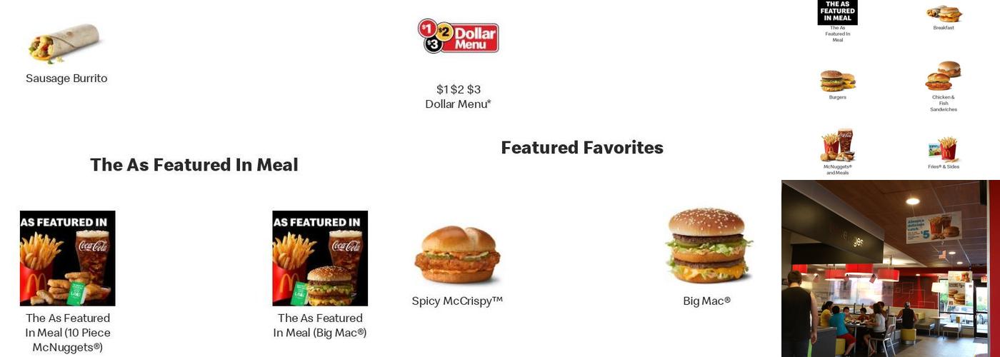 McDonald's Menu