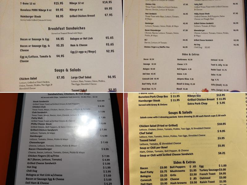 Mr Waffle Menu