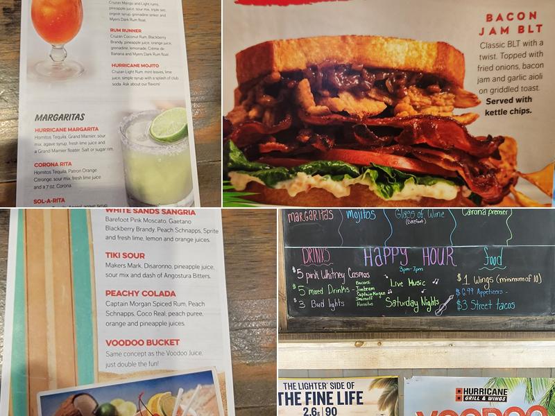 Hurricane Grill & Wings-Newburgh Menu