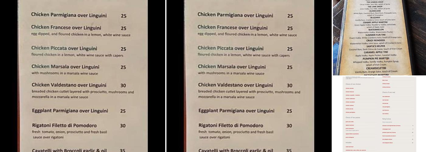 Arturo's Tavern Menu