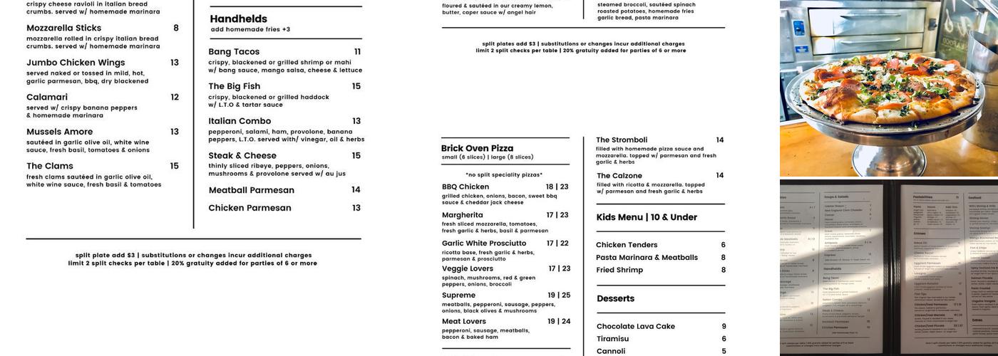 Violas Menu