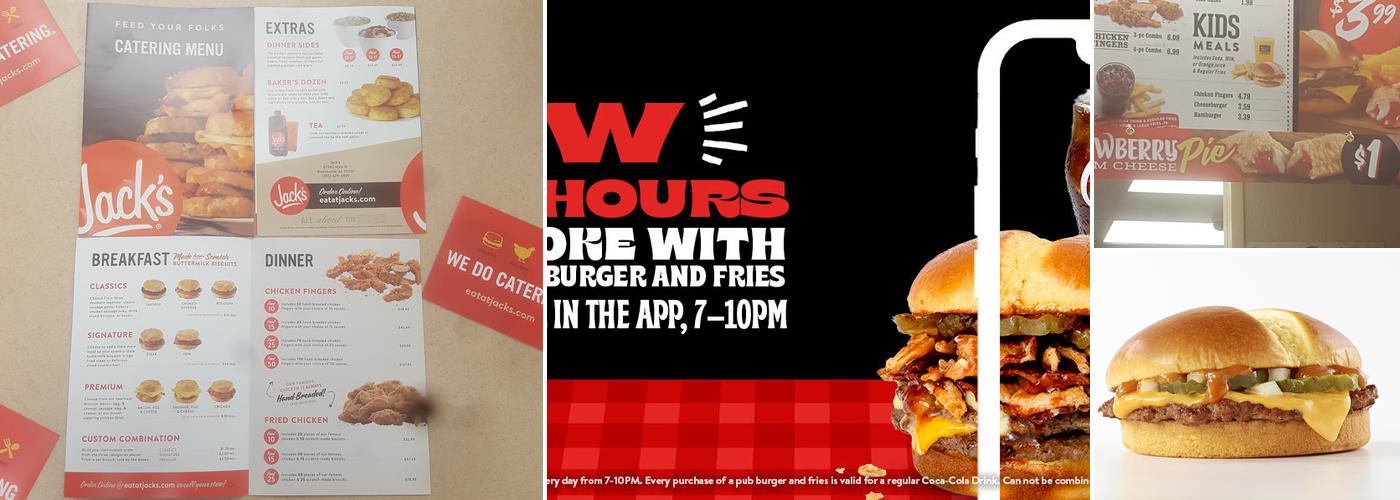 Jack's Menu