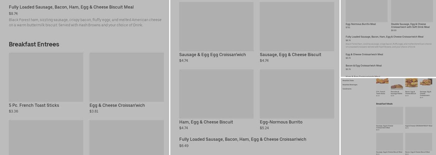 Burger King Menu