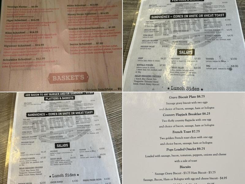 Busy Bee Café Menu