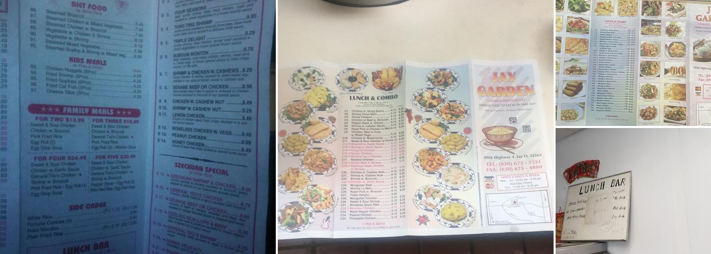 New Jay Garden Menu