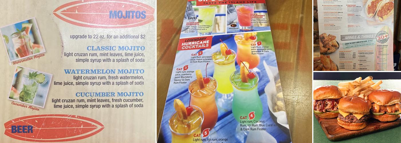 Hurricane Grill & Wings-St. Augustine Menu