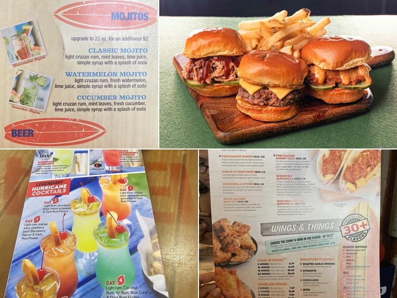 Hurricane Grill & Wings-St. Augustine Menu