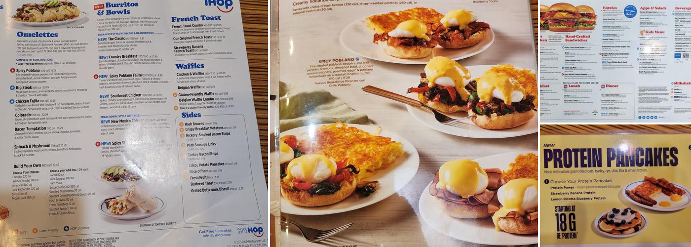 IHOP Menu