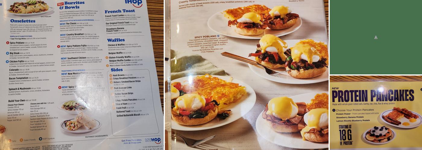 IHOP Menu
