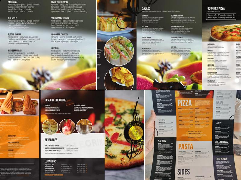 Cafe Del Sol Menu