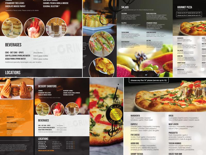 Cafe Del Sol Menu