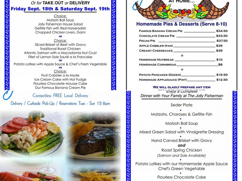 The Jolly Fisherman & Steak House Menu