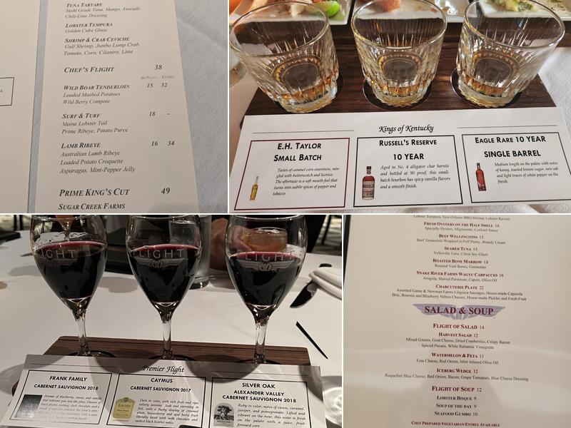 Flight Restaurant and Wine Bar Menu