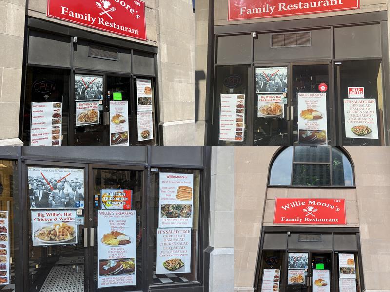 Willie Moore's Restaurant Menu