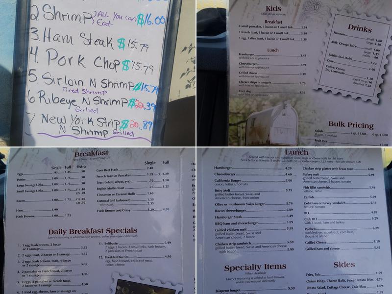 Huntley Cafe Menu
