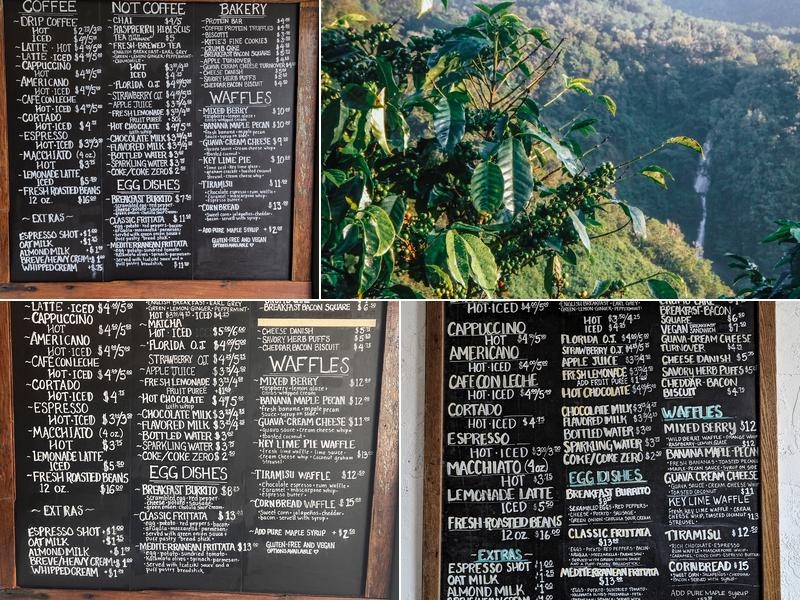 Café Vino Tinto Menu