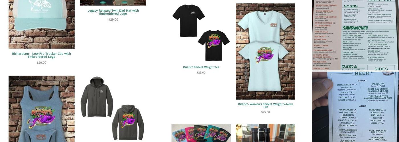 Keegan's Seafood Grille Menu