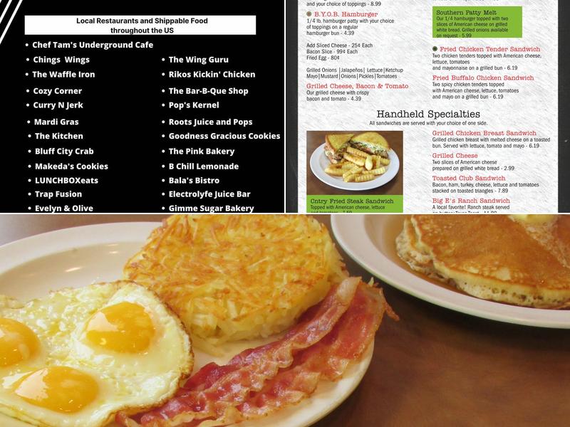 E's 24 Hour Cafe Menu