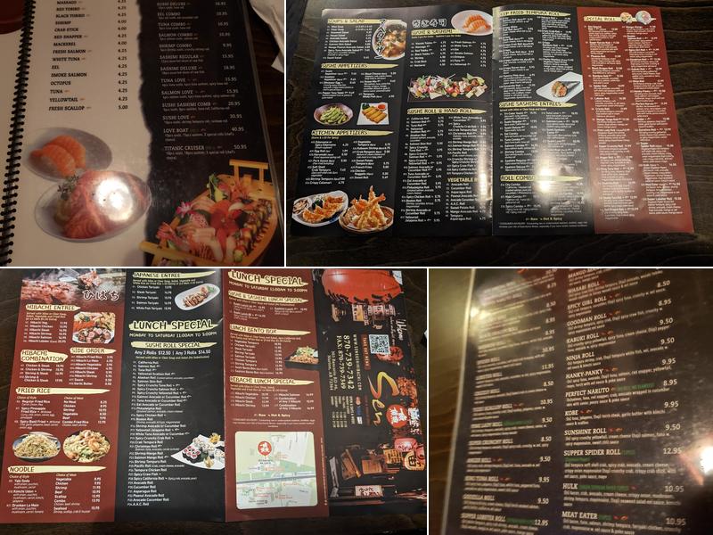 Sen Sushi & Hibachi Grill Menu