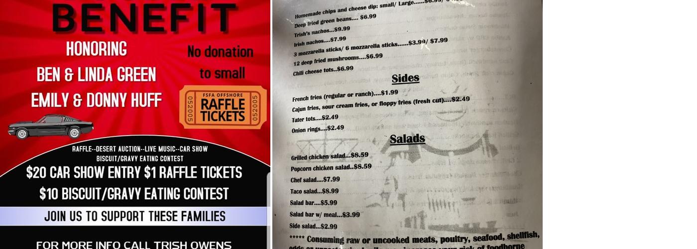 Restaurant AndRound Table Coffee Shop Menu